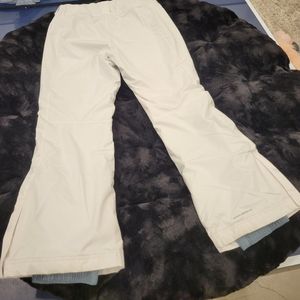 Womens Columbia snow pants, white, size large, excellent condition